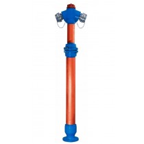Hidrant suprateran retezabil fonta DN 80 cu 2 racorduri tip B